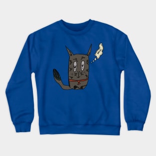 Relax Cat Pew Pew Crewneck Sweatshirt